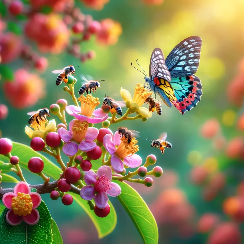 Garden with butterflies - Little Tree Farms
